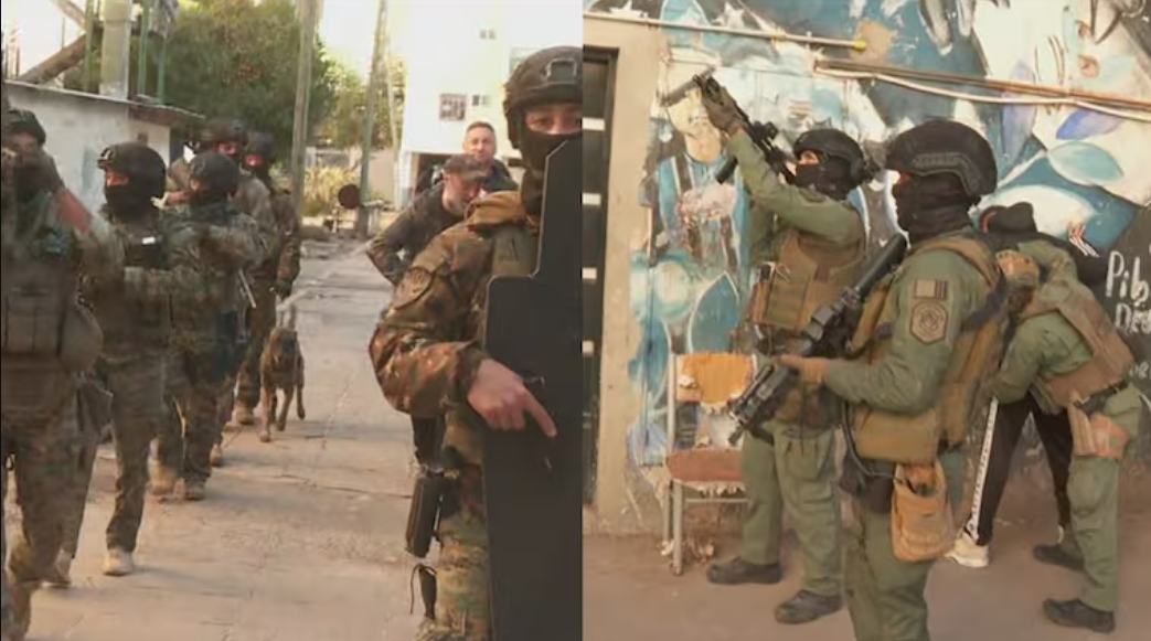  Despliegue récord en Fuerte Apache: helicópteros, detenidos y allanamientos por narcotráfico
