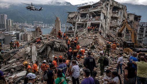  Horas críticas para encontrar más sobrevivientes tras el doble terremoto: Hay 6 argentinos muertos en Venezuela